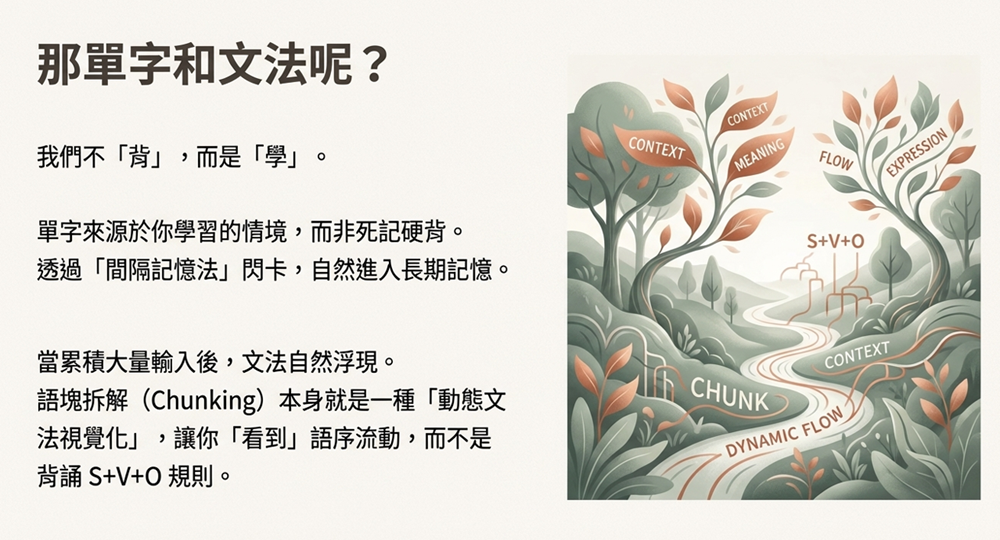 Vocabulary & grammar